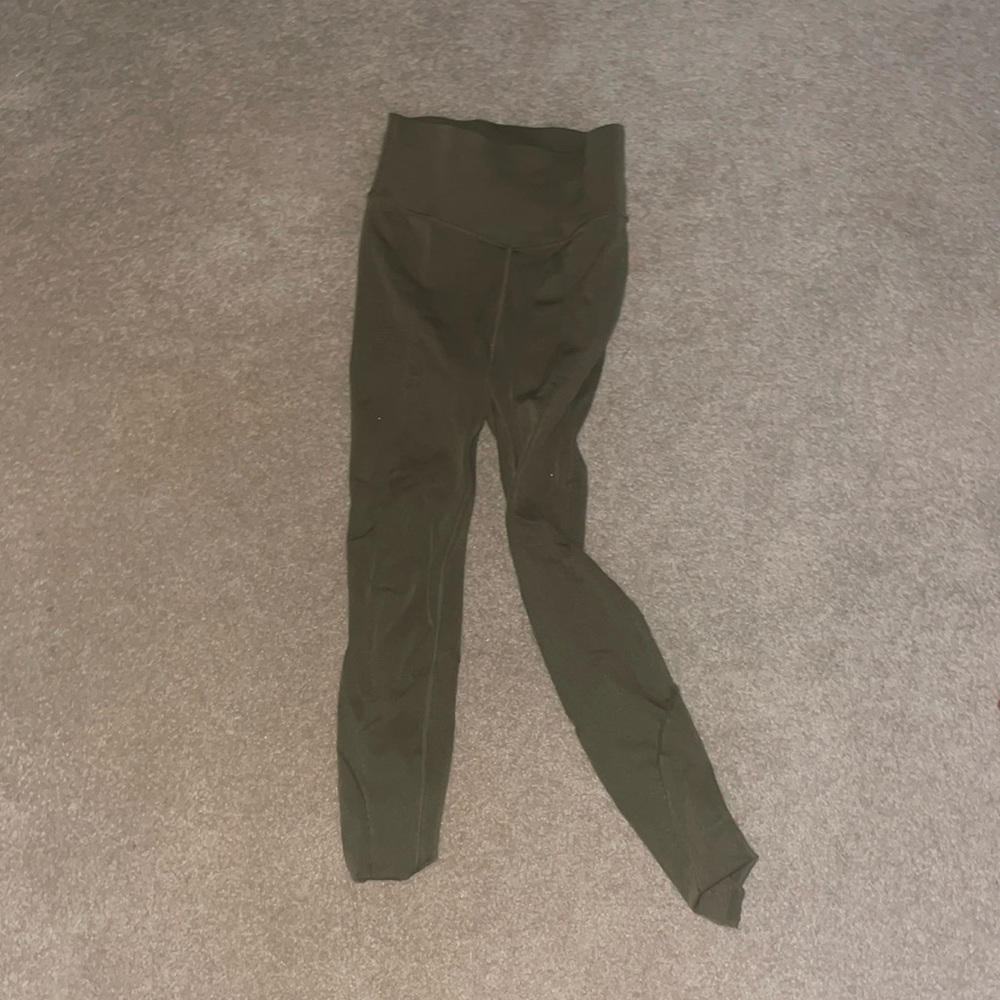 Green Fabletics leggings